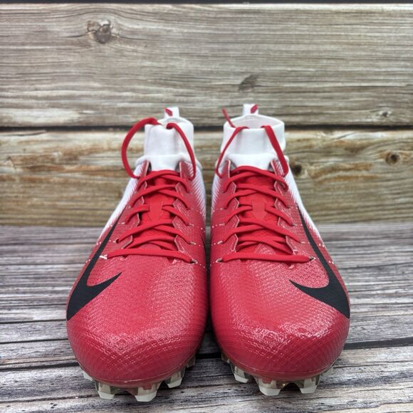 Mens Size 13.5 Nike Vapor Untouchable Pro 3 Red White Football Cleats AO3021-160 main image 4
